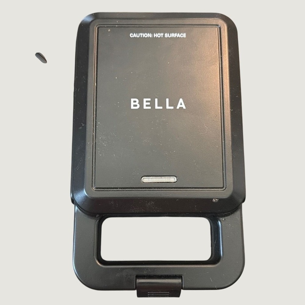 Bella Mini Sandwich Maker Electric Panini Press Black Compact Grill 14815